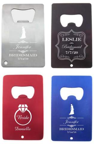 Bridesmaid Bottle Opener for Wedding Favors