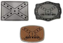 Rebel Flag Belt Buckle