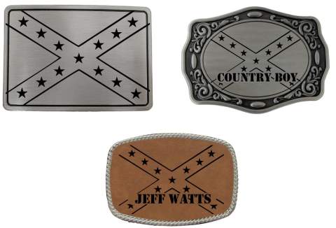 Rebel Flag Belt Buckle