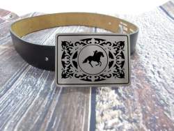 Rodeo Belt Buckle with Event Icon