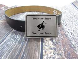 Bull Riding, Bronc Riding Belt Buckle