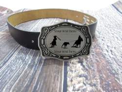 Steer, Calf and Team Roping Belt Buckle