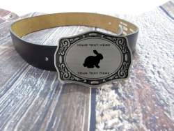 Rabbit Personalized Belt Buckle