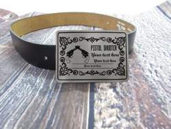 Air Pistol, Pistol, Handgun Personalized Belt Buckle