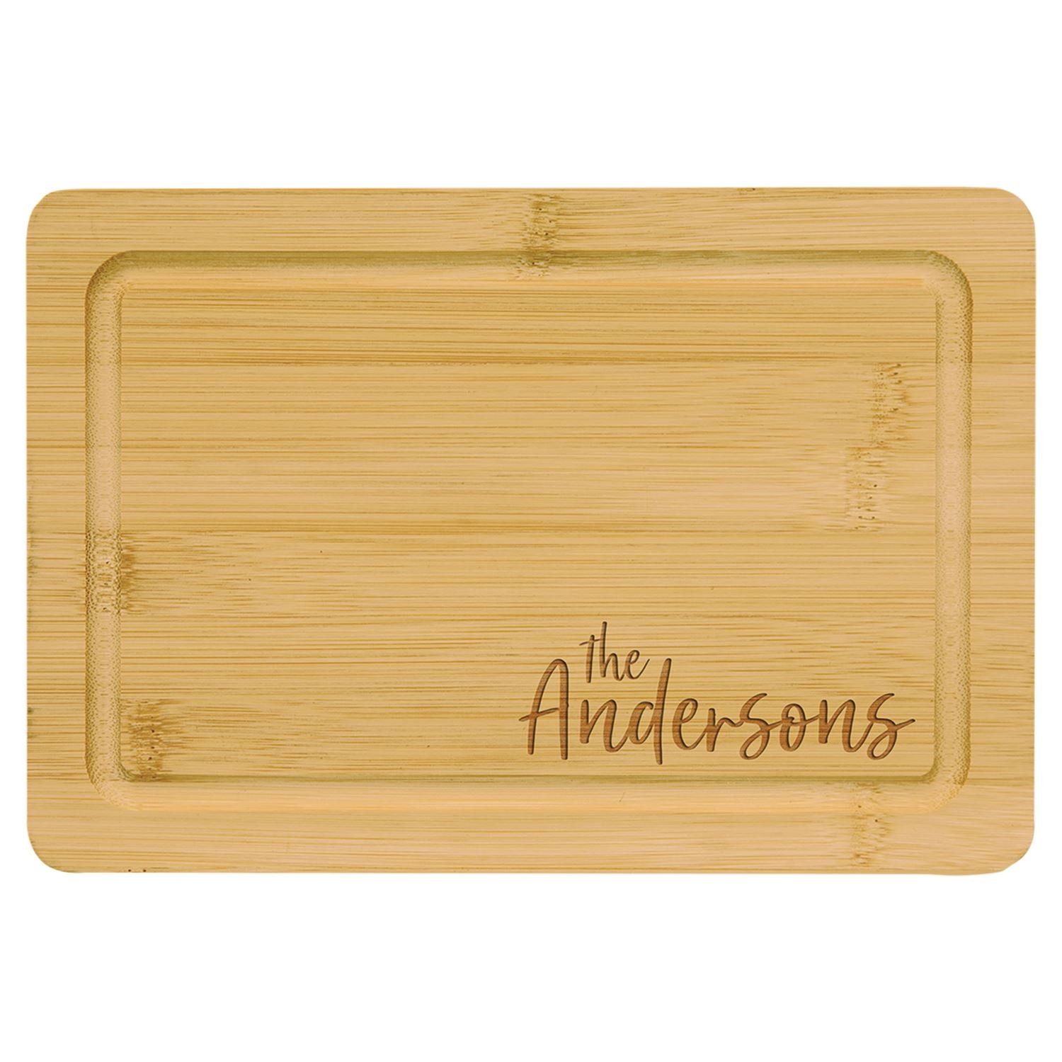 Personalized Bamboo Cutting Board 9x6"