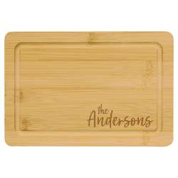 Personalized Bamboo Cutting Board 9x6"