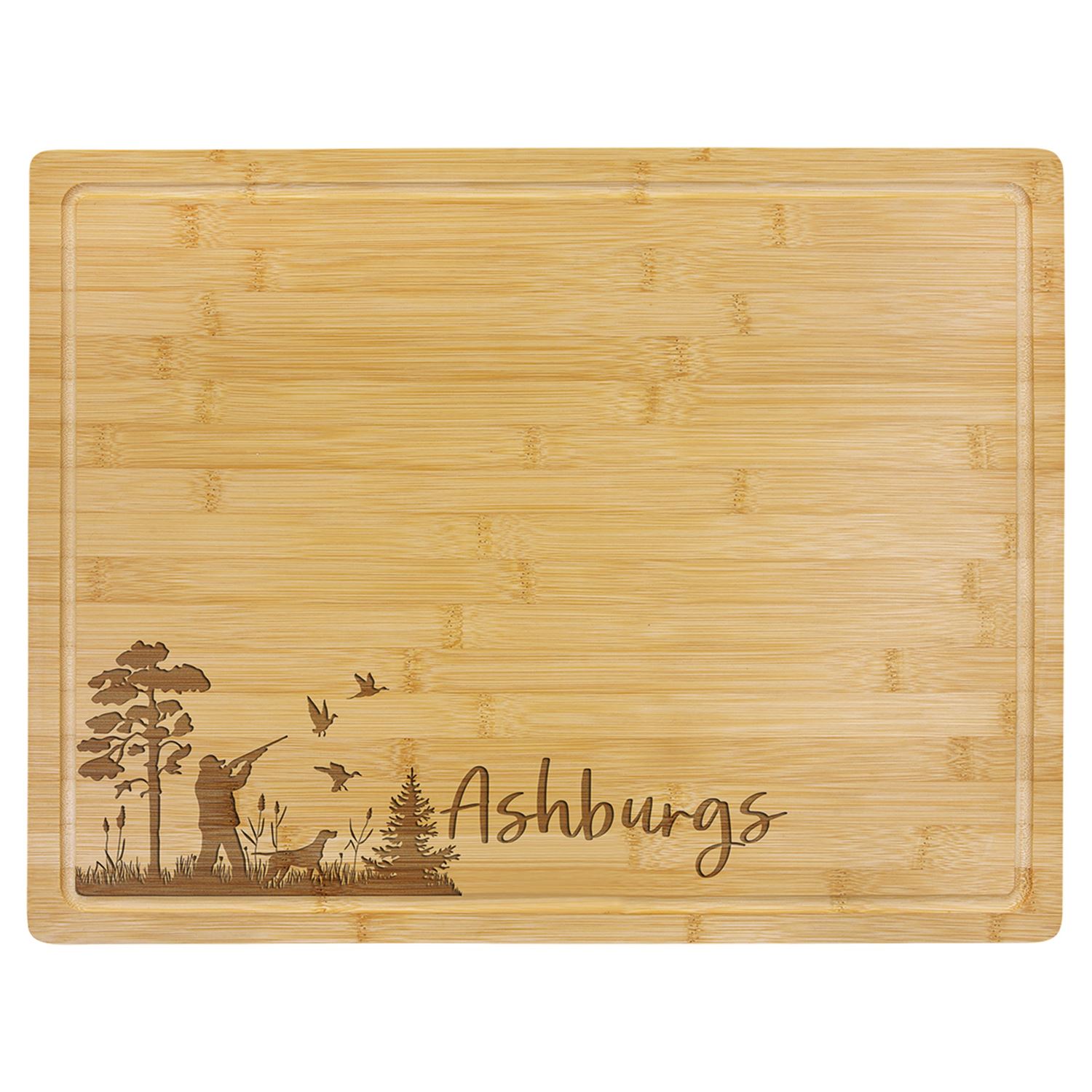 Personalized Bamboo Chopping Block & Cutting Board 19.75x15"
