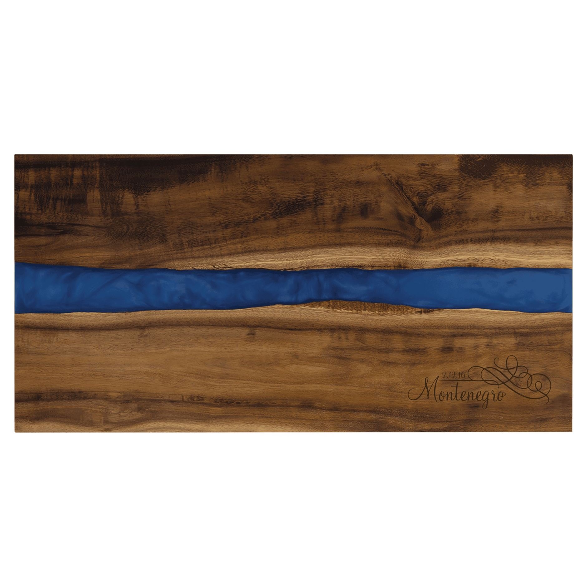 Laser Engraved Acacia Serving and Cutting Board