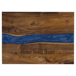 Acacia Engraved Serving and Cutting Board