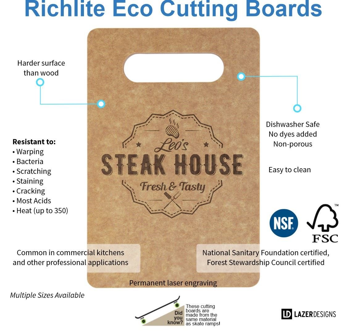 richlite cutting boards engraved