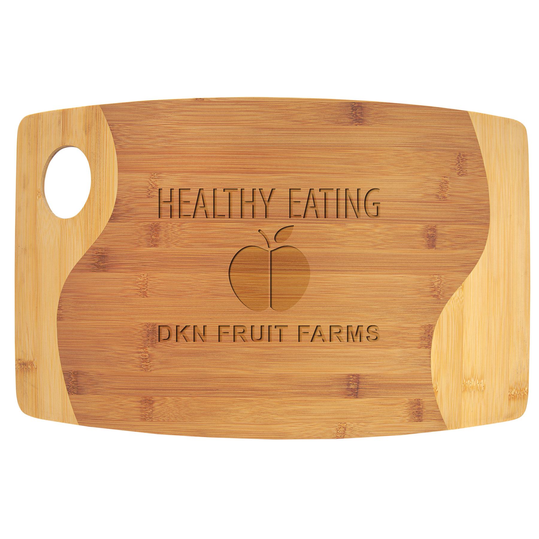 11x17' 2-tone Cutting Board w/ Handle