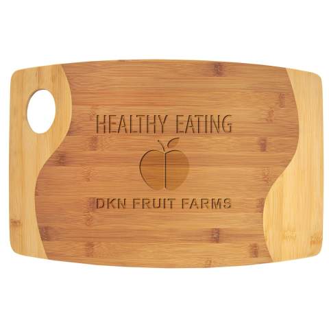 11x17' 2-tone Cutting Board w/ Handle