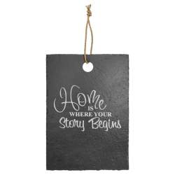 Home is Where Your Story Begins Slate Cutting Board & Server Board