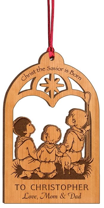 Christ The Savior Is Born Ornament