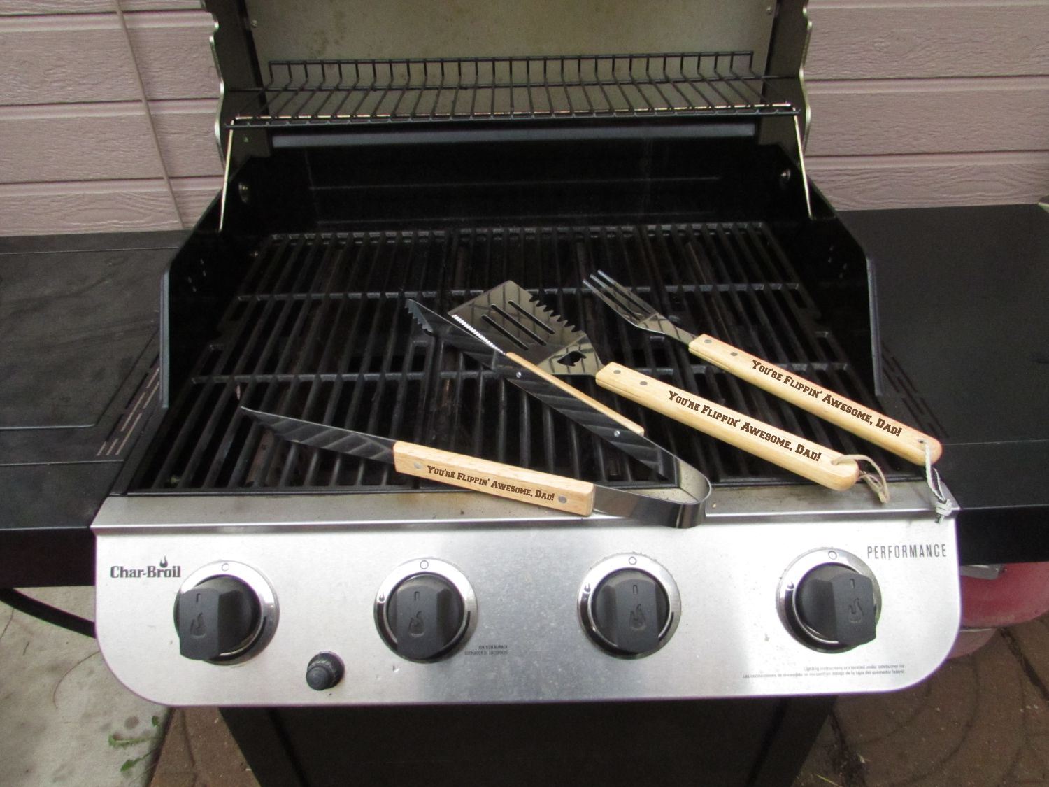 Bamboo BBQ Utensil Set 3 Pcs