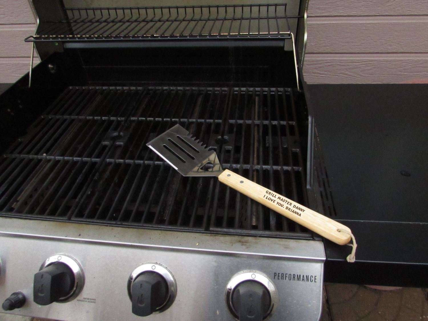 Bamboo BBQ Spatula with Serrated