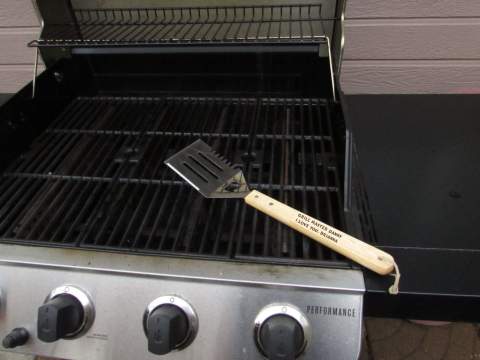 Bamboo BBQ Spatula with Serrated