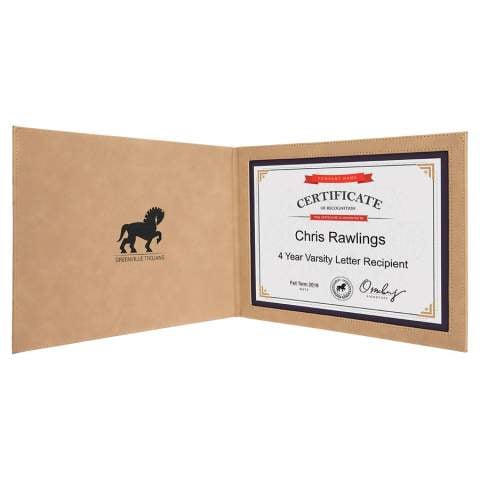 Graduation Diploma & Certificate Folder