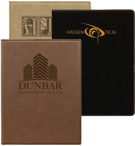 Leather Portfolio with Notepad