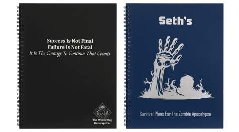 Custom Notebook, Spiral Bound, 8.5x11"