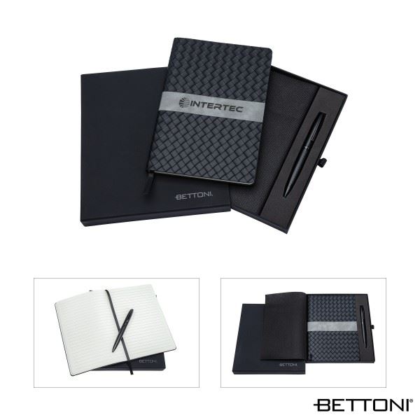 Bettoni Cetara Laser Etched Journal & Pen Gift Set