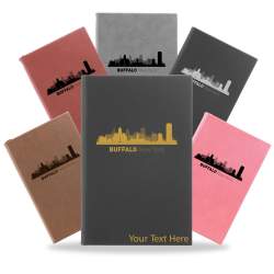 Buffalo, New York City Skyline Engraved Journal Notebook