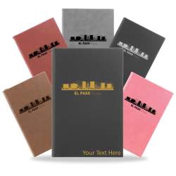 El Paso, Texas City Skyline Engraved Journal Notebook