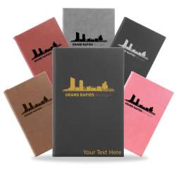 Grand Rapids, Michigan City Skyline Engraved Journal Notebook