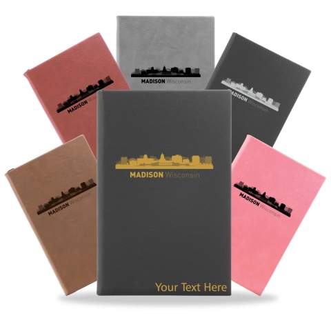Madison, Wisconsin City Skyline Engraved Journal Notebook