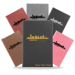Memphis, Tennessee City Skyline Engraved Journal Notebook