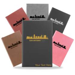 San Antonio, Texas City Skyline Engraved Journal Notebook