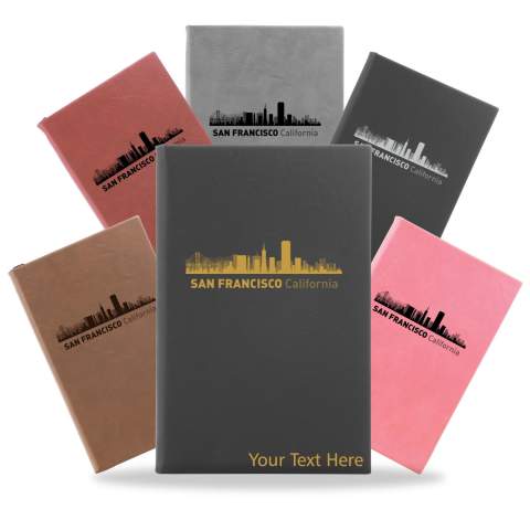 San Francisco, California City Skyline Engraved Journal Notebook