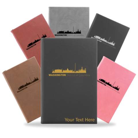 Washington District of Columbia City Skyline Engraved Journal Notebook