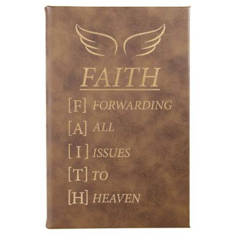 5x8" Faux Leather Journal Notebook