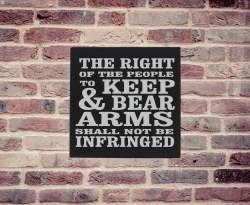 2nd Amendment Wall Art Canvas