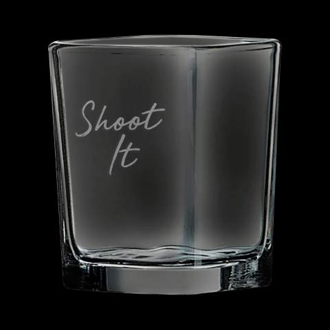 Personalized 2.25oz Square Shot Glass