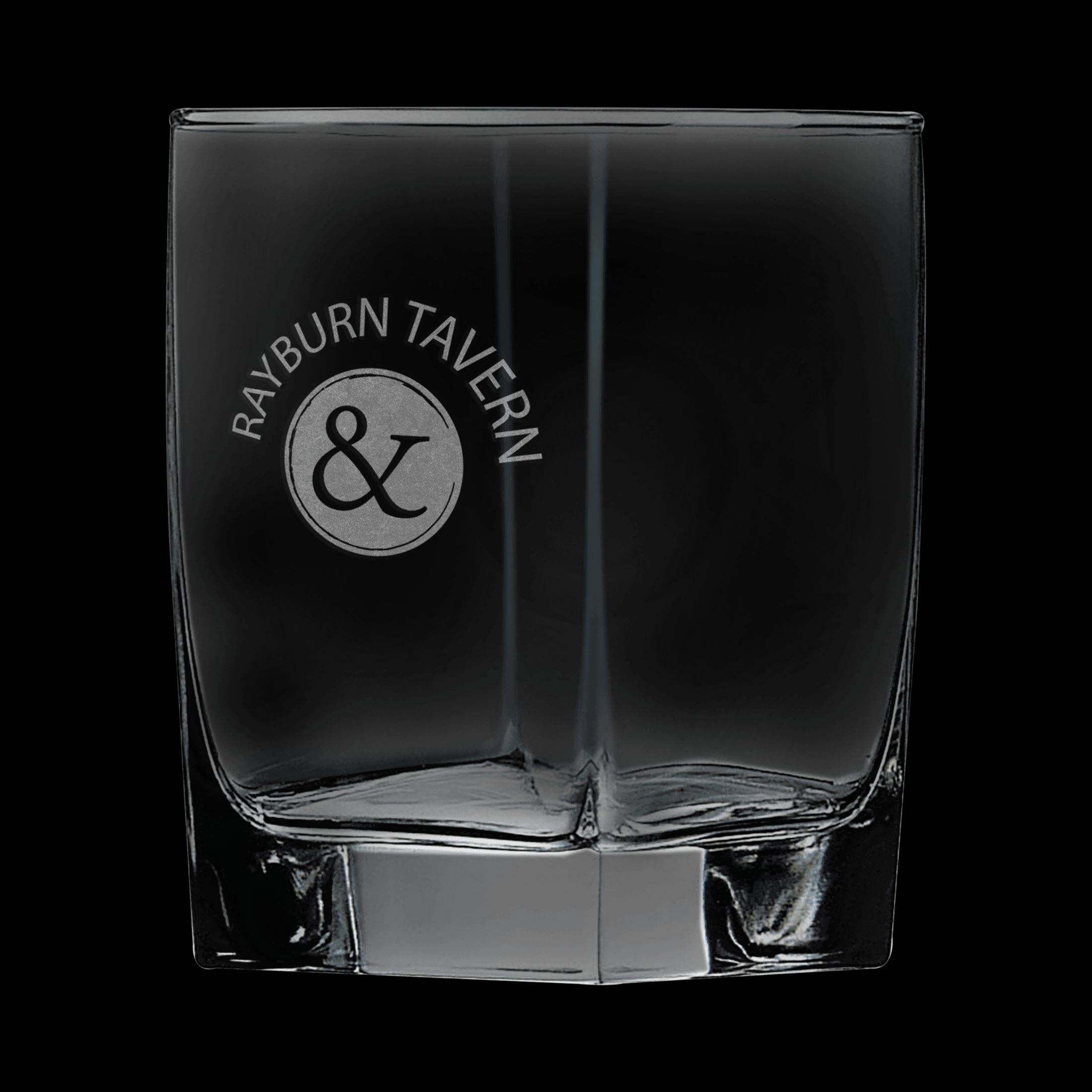 Personalized 12oz Square Old Fashioned Glass