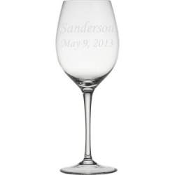 19oz Personalized White Wine Glass