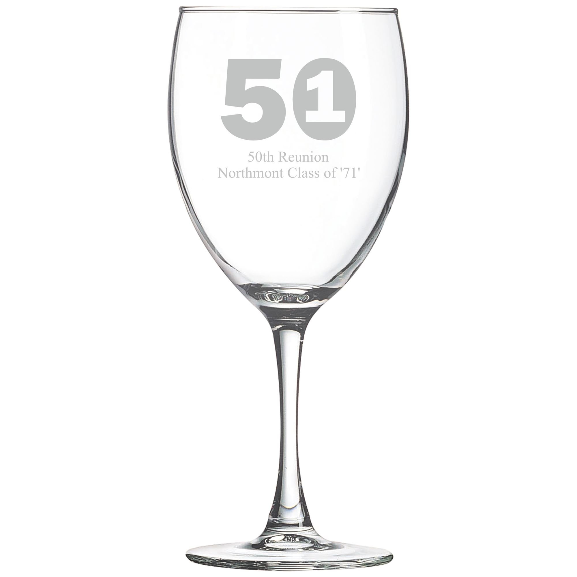 10.5oz Engraved Wine Glass