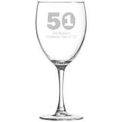 10.5oz Engraved Wine Glass