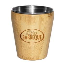 Totally Bamboo Personalized Bamboo/Stainless Steel Shot Glass