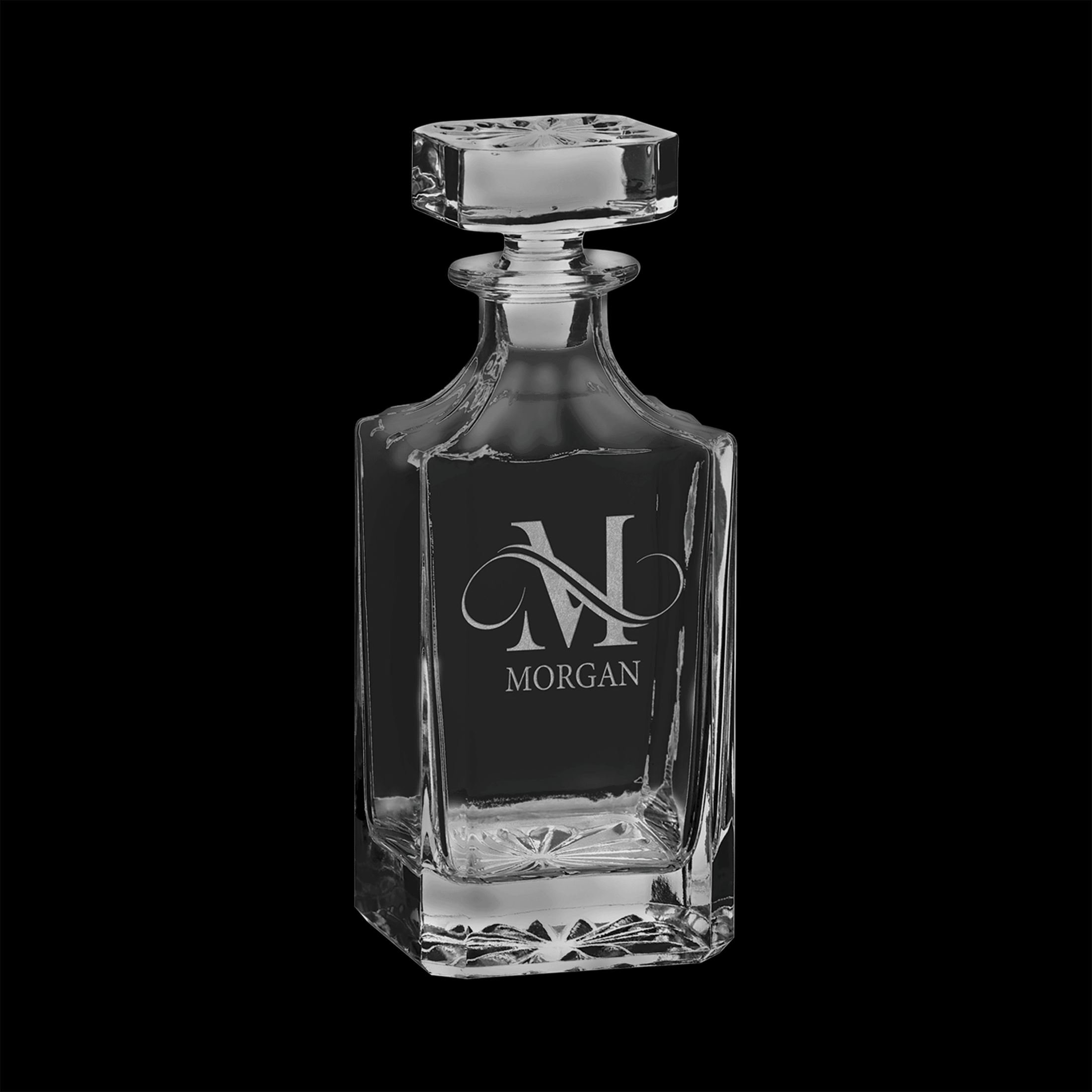 Personalized 750 ML Square Decanter