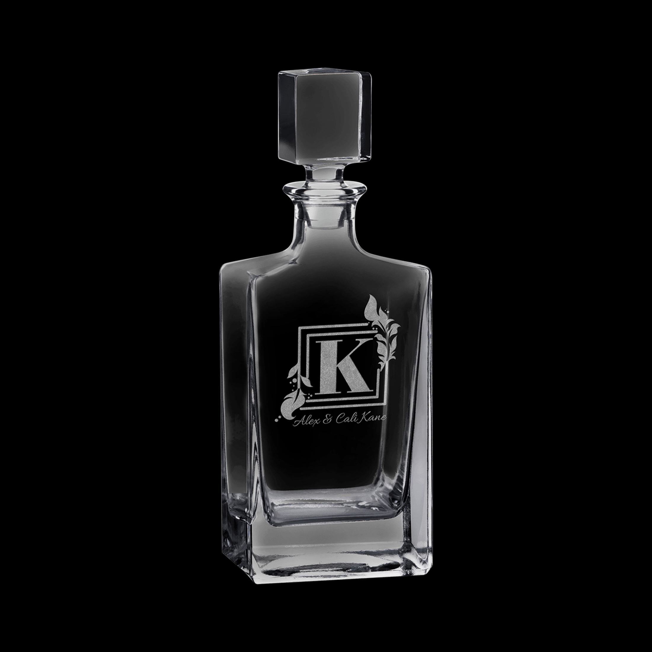 Custom 810 ML Rectangle Decanter
