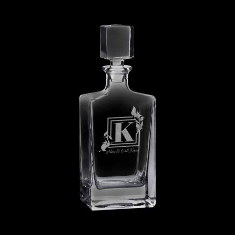 Custom 810 ML Rectangle Decanter