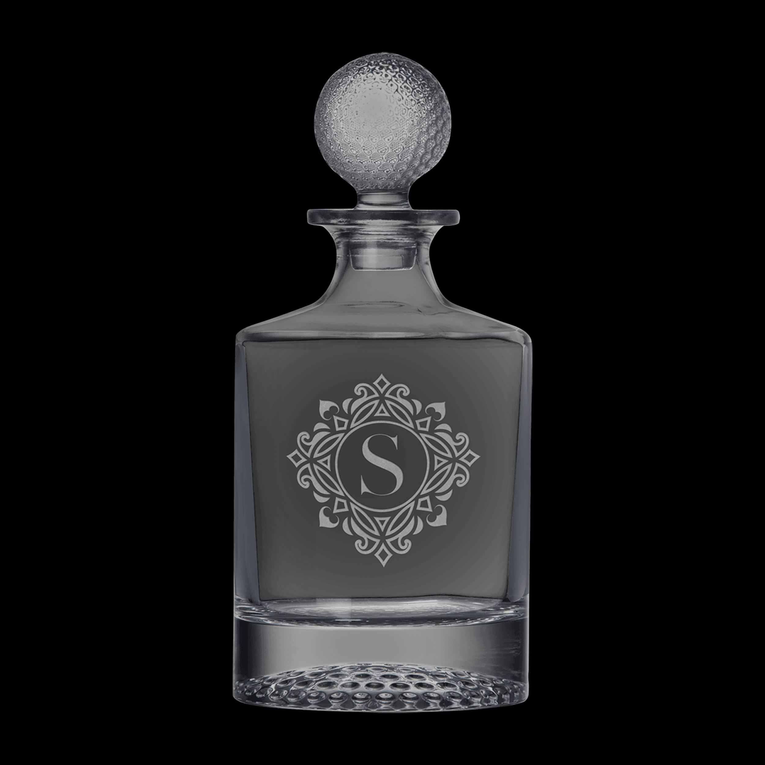 Personalized 850 ML Round Golf Decanter