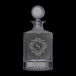 Personalized 850 ML Round Golf Decanter