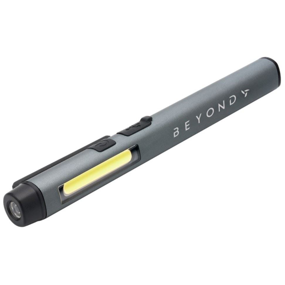 Rechargeable 3W COB/UV-A LED Pen Worklight 150Lms