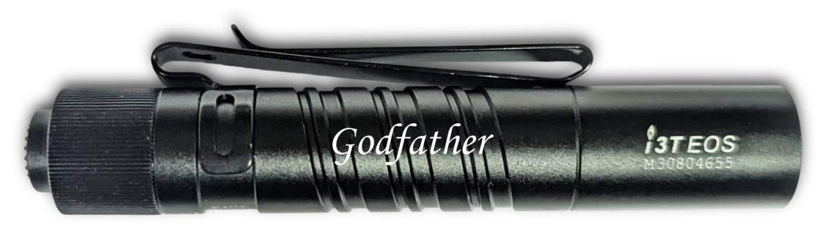 Custom Olight i3T EOS Small Flashlight 180Lms | Lazer Designs