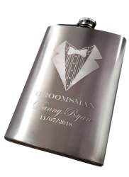 8oz Personalized Stainless Flask