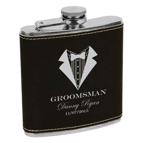 Personalized Groomsman Flask Gift